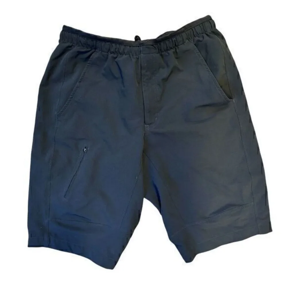 The North Face Mens Dark Gray Elastic Waist Long Breathable Pull On‎ Shorts M